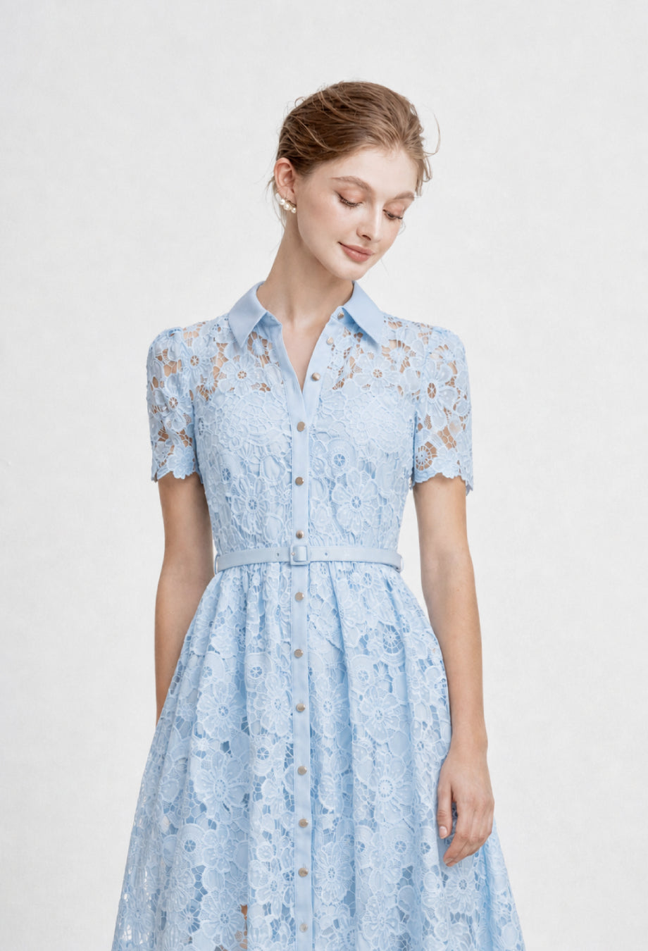 Baby Blue Formal Wedding Guest Dress