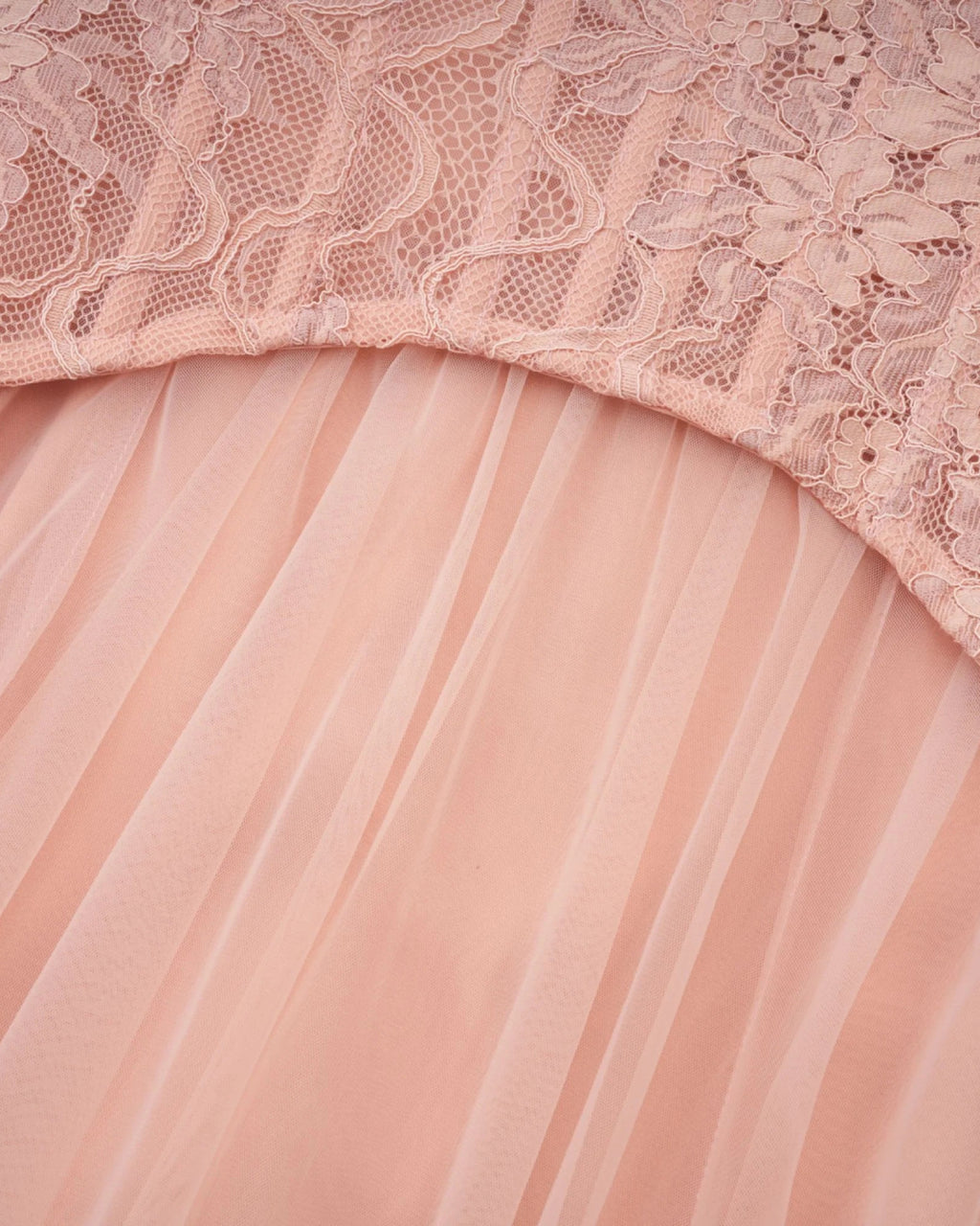 Oakley Lace Corset Tulle Maxi Dress in Blush, meshki dress