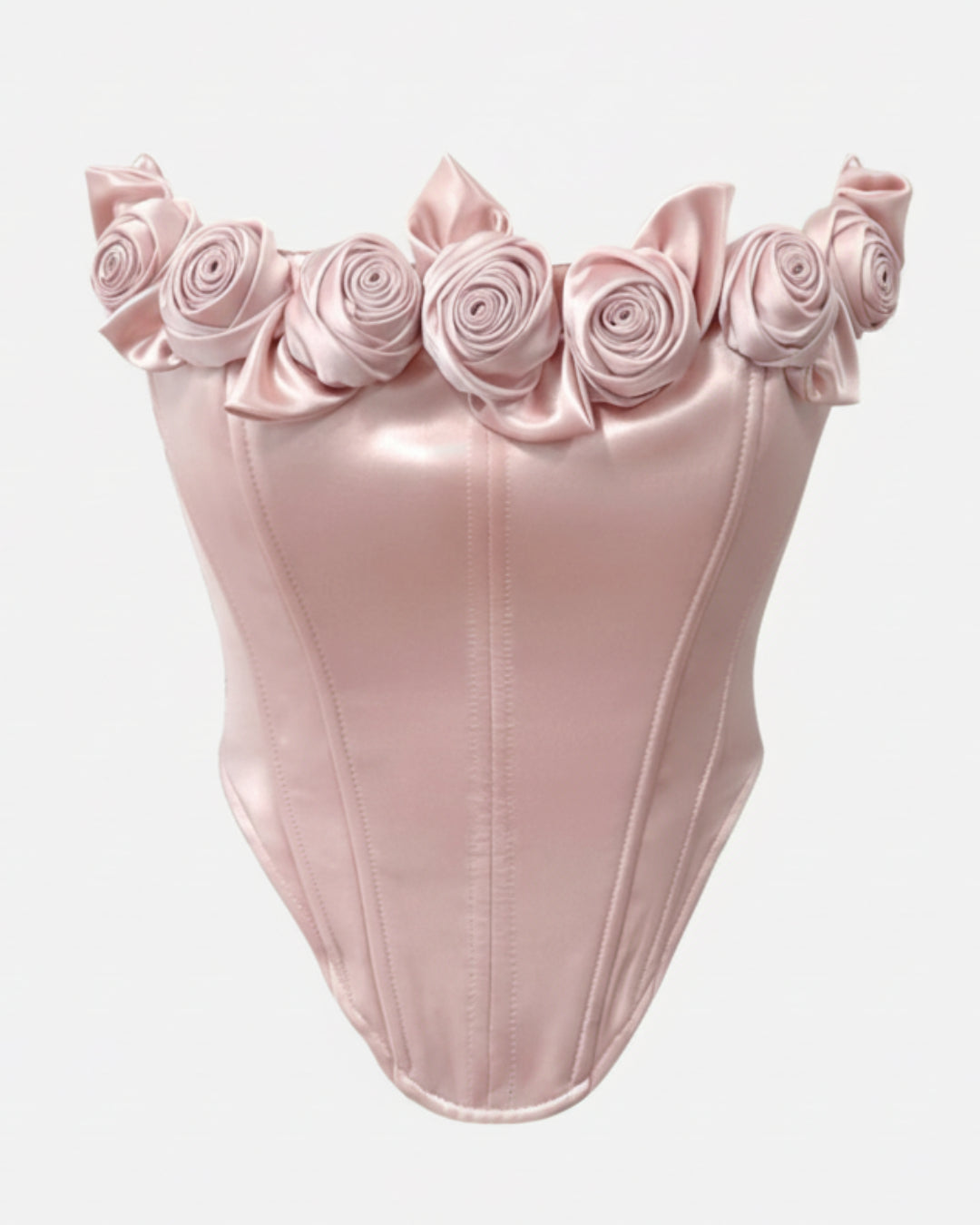 Omari Strapless Pink Corset Top for Women, Pink Bustier Corset Top, corset corset​, bustier corset​