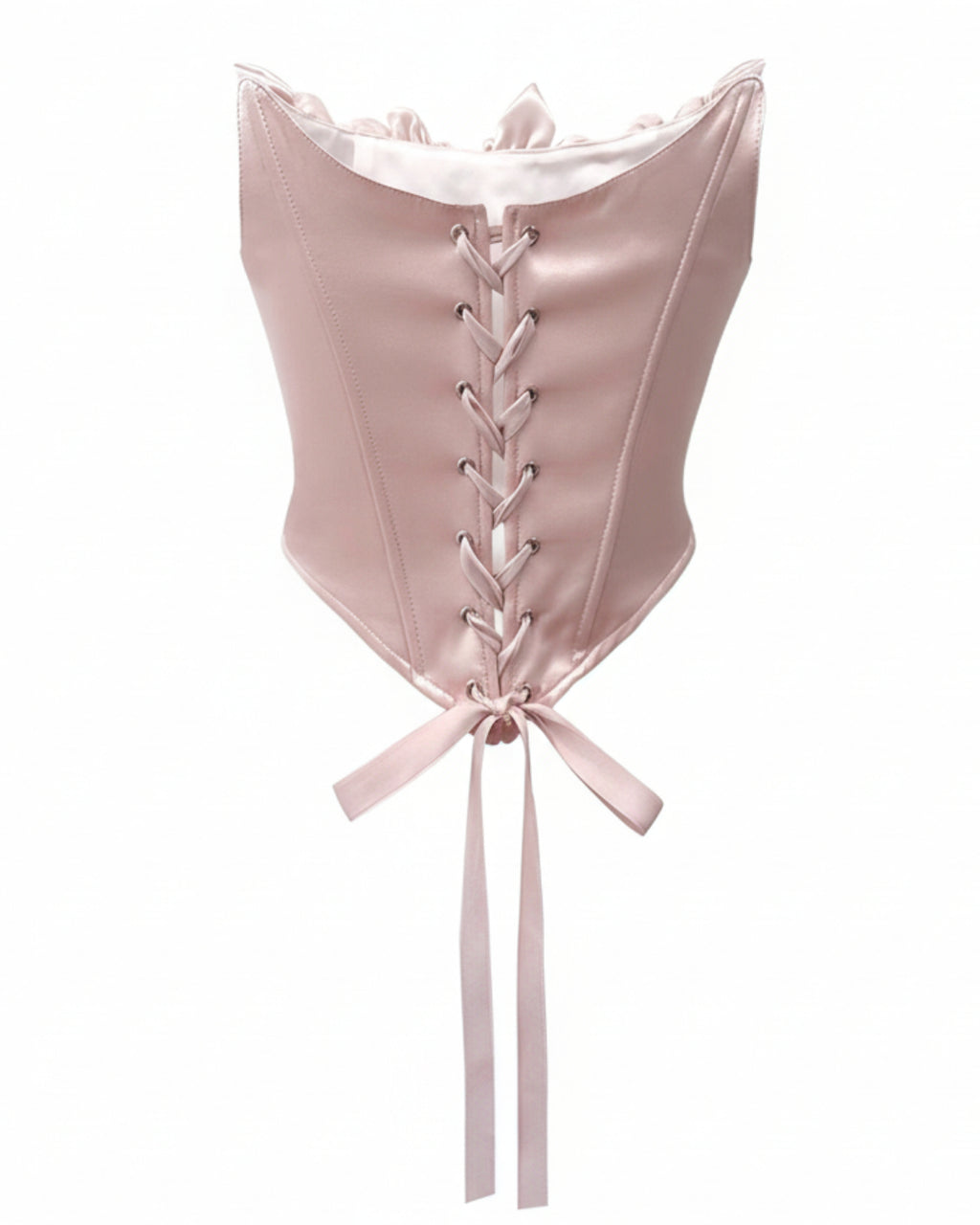 Omari Strapless Pink Corset Top for Women, Pink Bustier Corset Top, corset corset​, bustier corset​