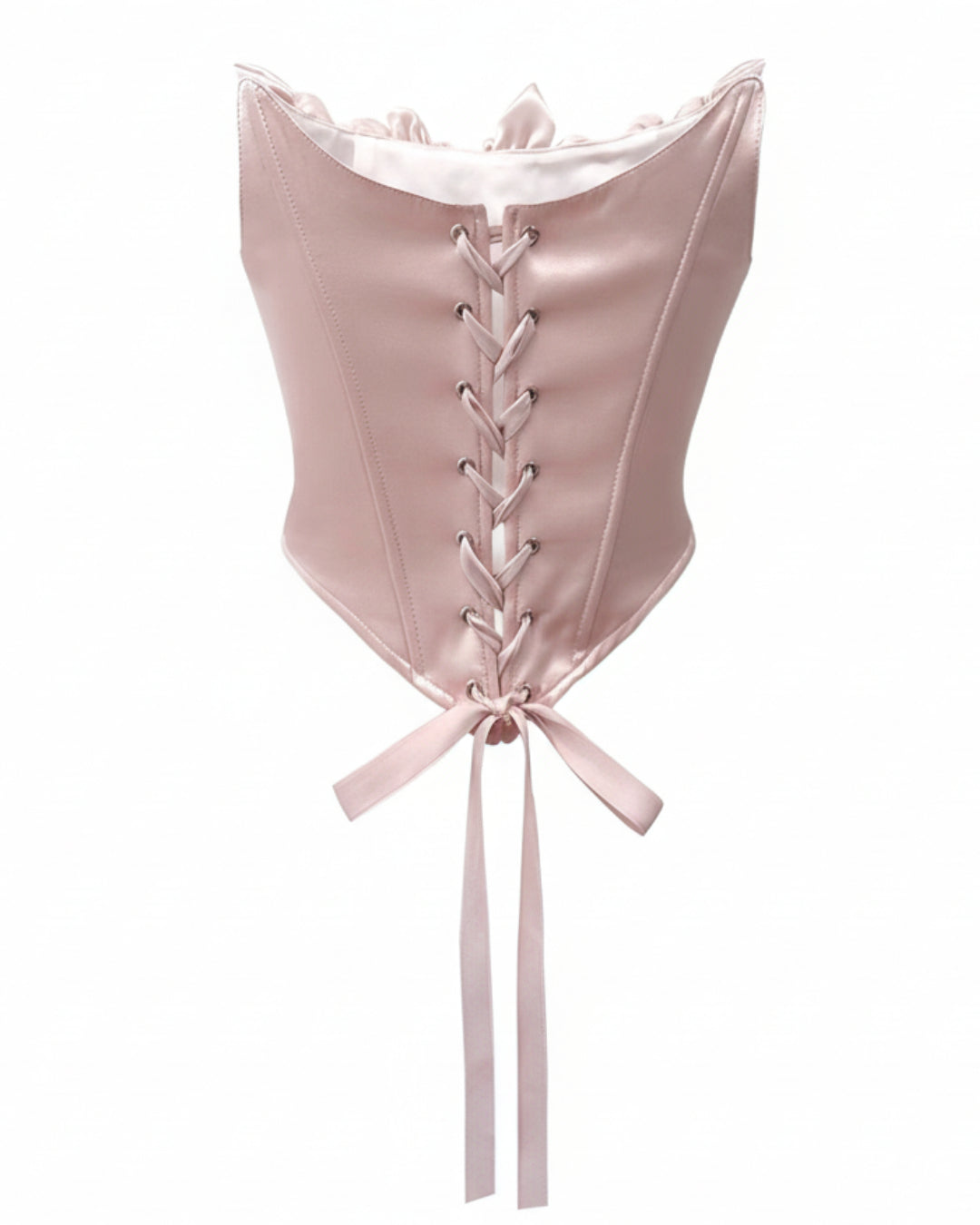 Omari Strapless Pink Corset Top for Women, Pink Bustier Corset Top, corset corset​, bustier corset​
