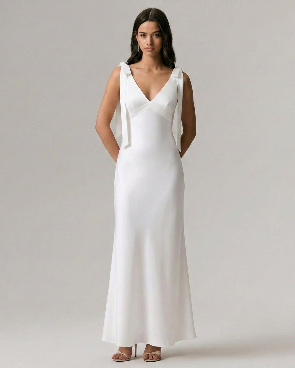 Parina White Midi Dress, bridal shower dress, white bridal shower dress for bride​