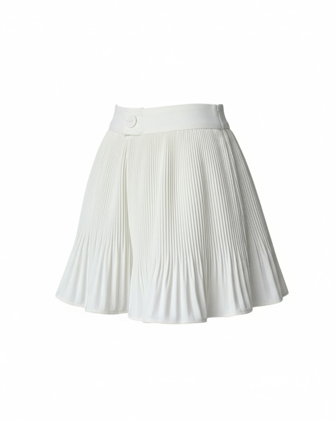 Pleated Chiffon Mini Skort