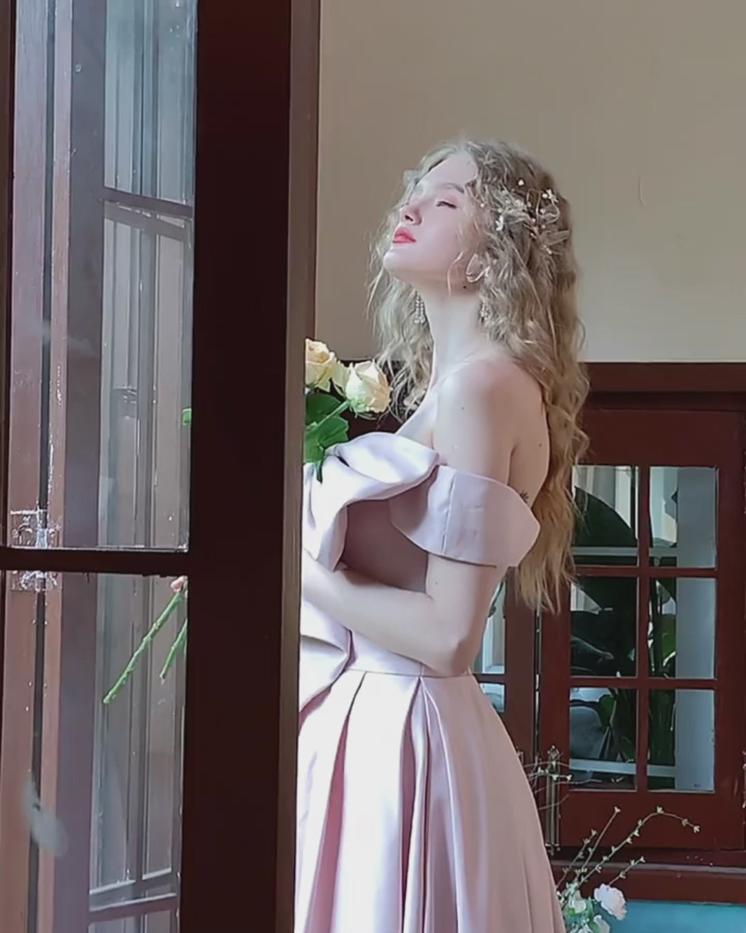 Blush Pink Prom dress 2026, Marcella Maxi Dress, dress in prom​, prom dress canada​