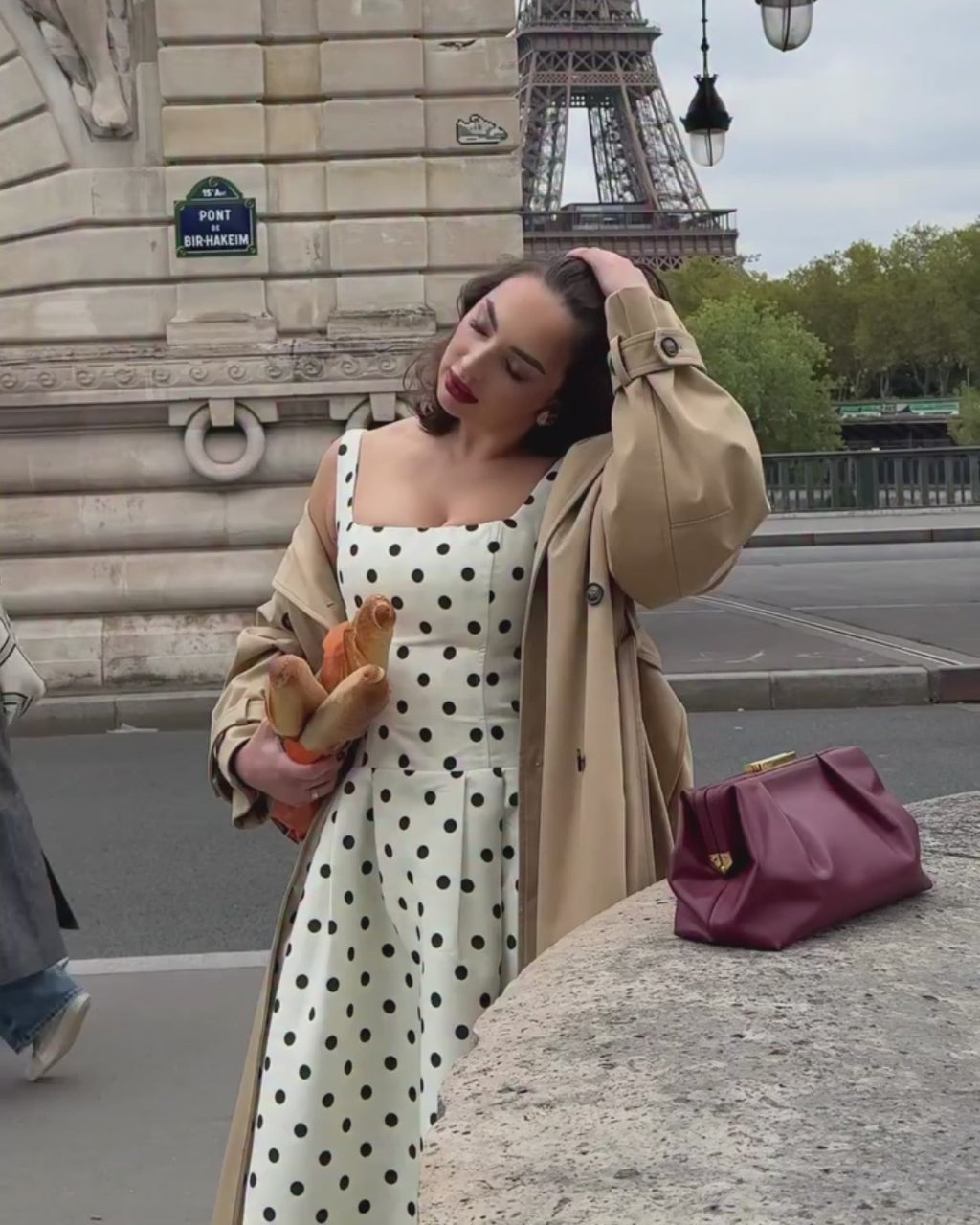 Caroline Polka Dot Midi Dress, polka dot dress​, polka dot midi dress​