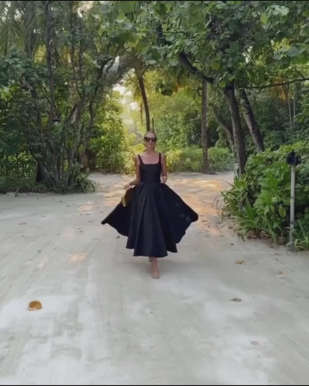 Francoise Midi Dress in Black, Women's Formal Midi Dress, midi formal dresses​, long black dress​