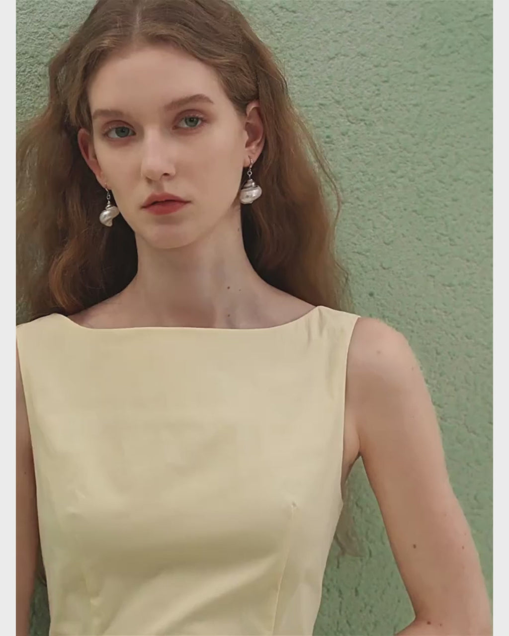 Carmen Lemon Cotton Midi Sundress With Pockets, yellow sundress, ae sundress, cotton sundress​