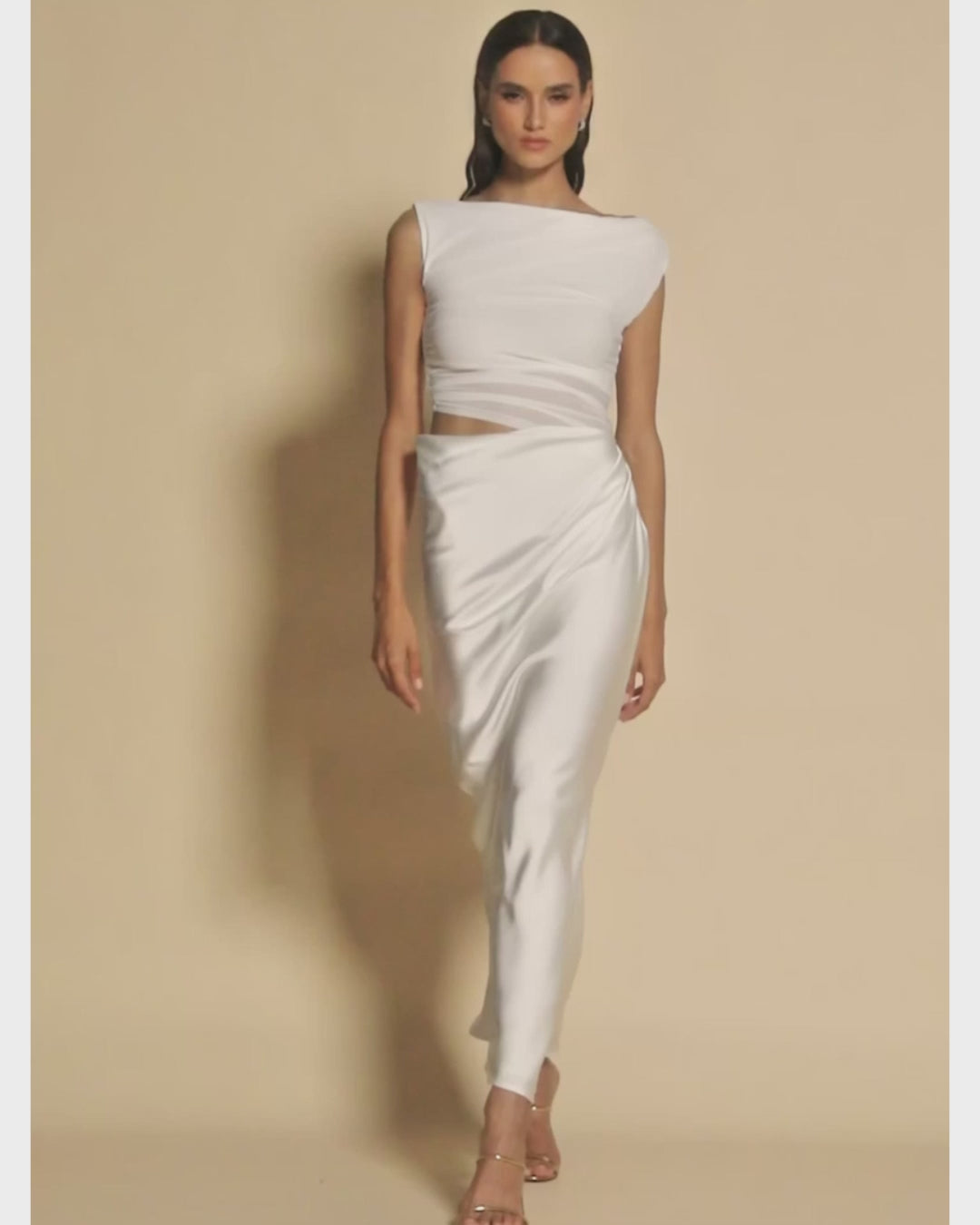 Monica Maxi Dress in White, white maxi dress canada​, white dress maxi dress​