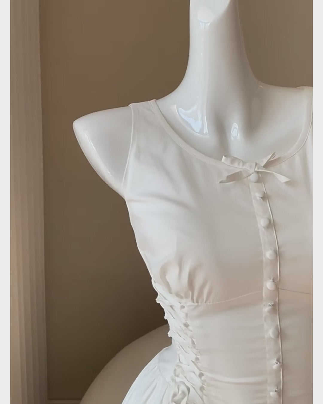 Sienna Ivory Cotton Midi Dress, summer midi dress​, white summer dress ladies, cotton summer dress