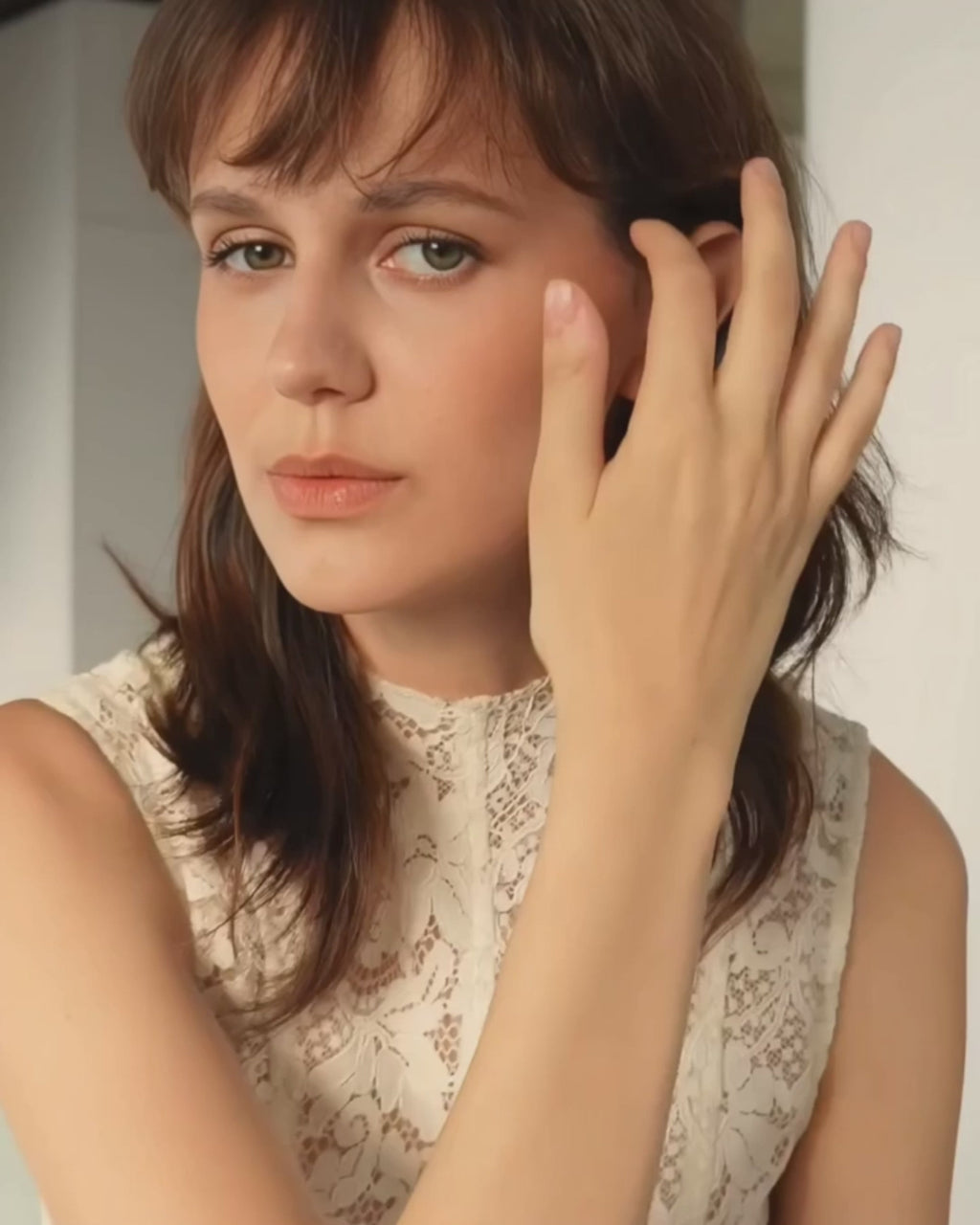 Kinsley White Lace Midi Dress, lace dress dress, lace dress bridal​, lace wedding dress​, white and lace dress​, huong boutique lace dress