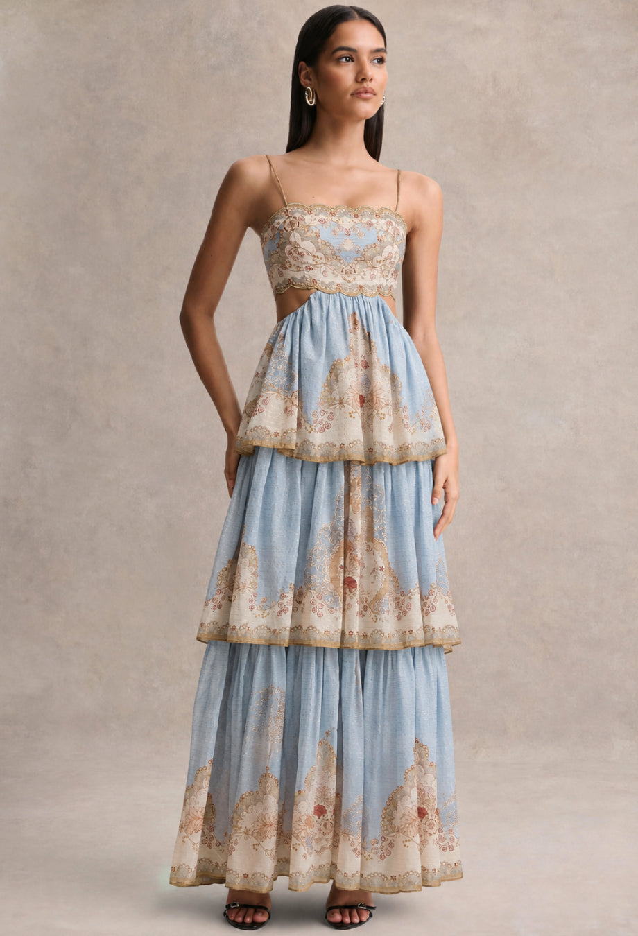 Mariam Cotton Maxi Dress, resort wear dress​, resort cocktail dress​, resort dressing style​
