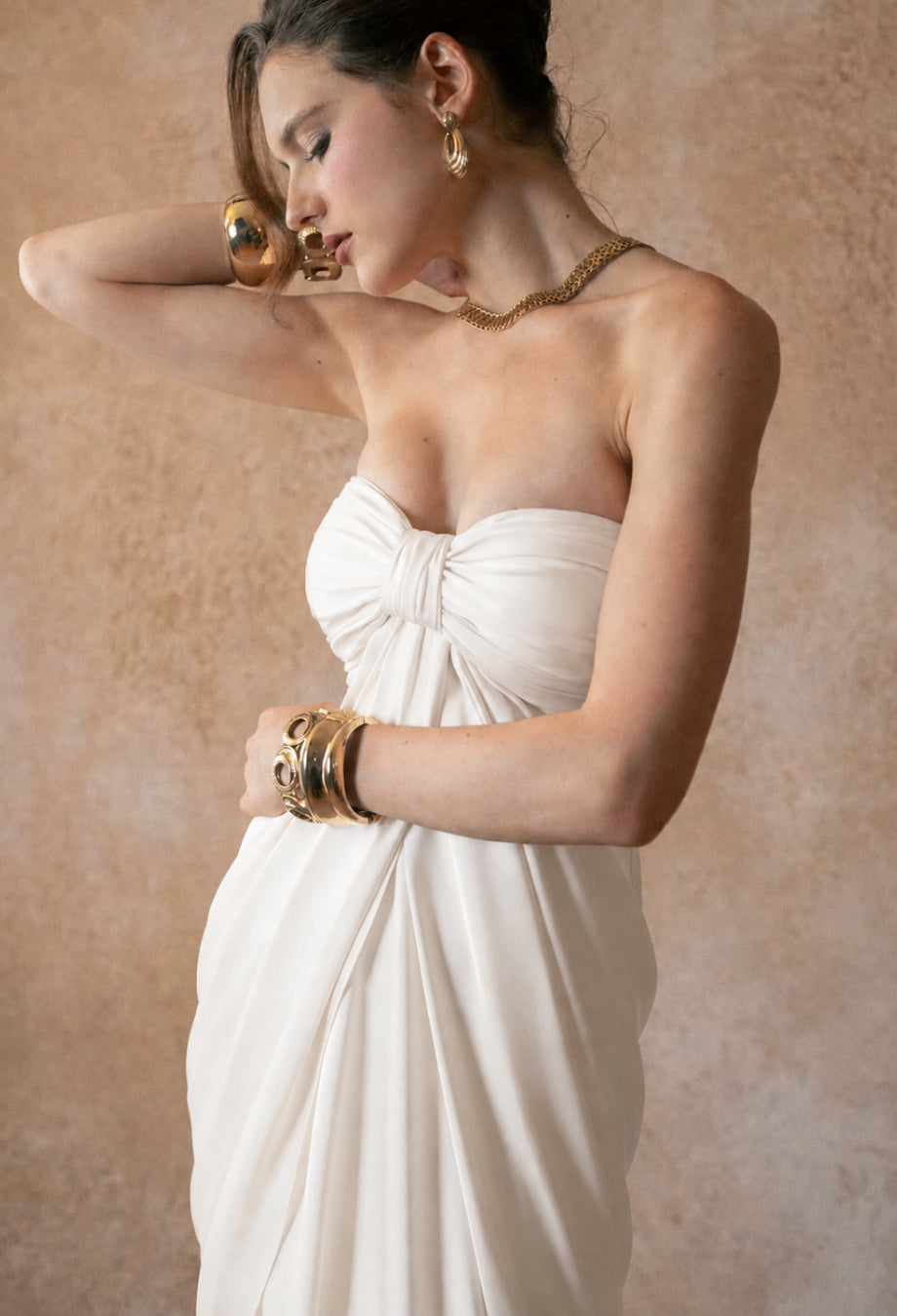 Clarinda Ivory Strapless Bridal dress, bridal dress ivory​, shopping bridal dress​