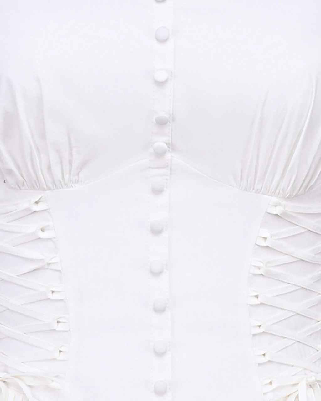 Sienna Ivory Cotton Midi Dress, white summer dress, dress summer cotton​, summer dress for women