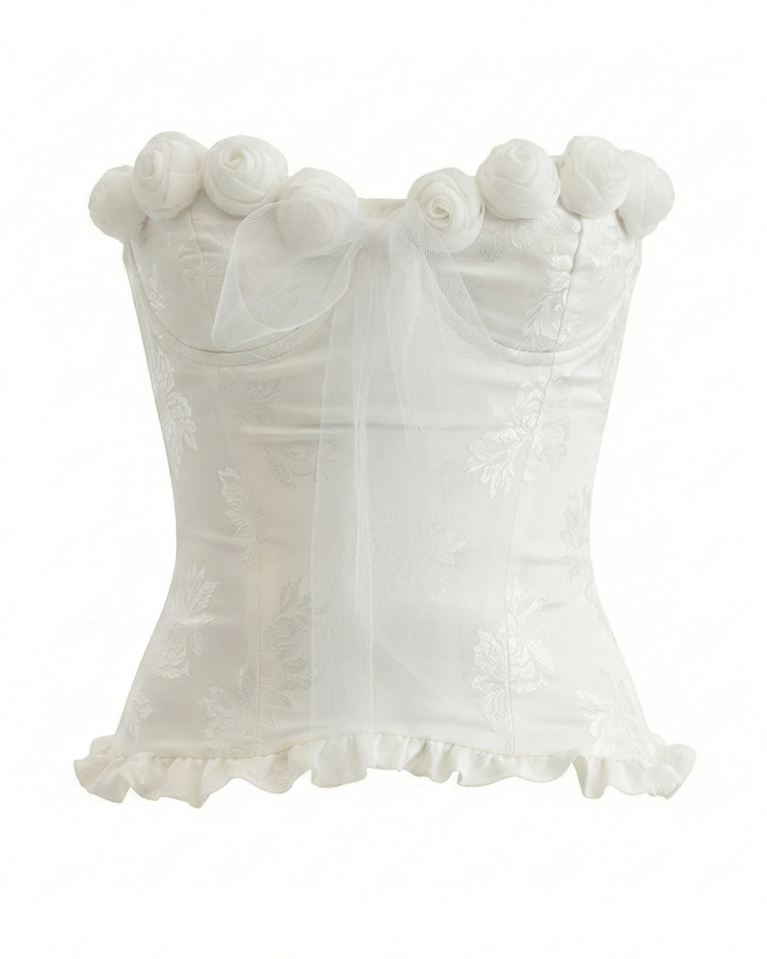Solaine Corset Top - Ivory