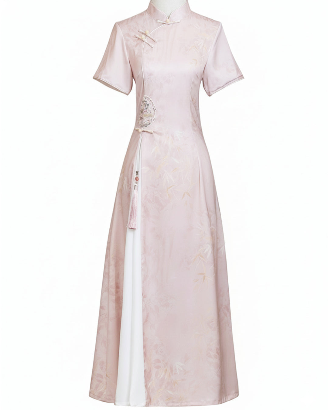 Sophia Modernized Áo Dài Dress - Pink