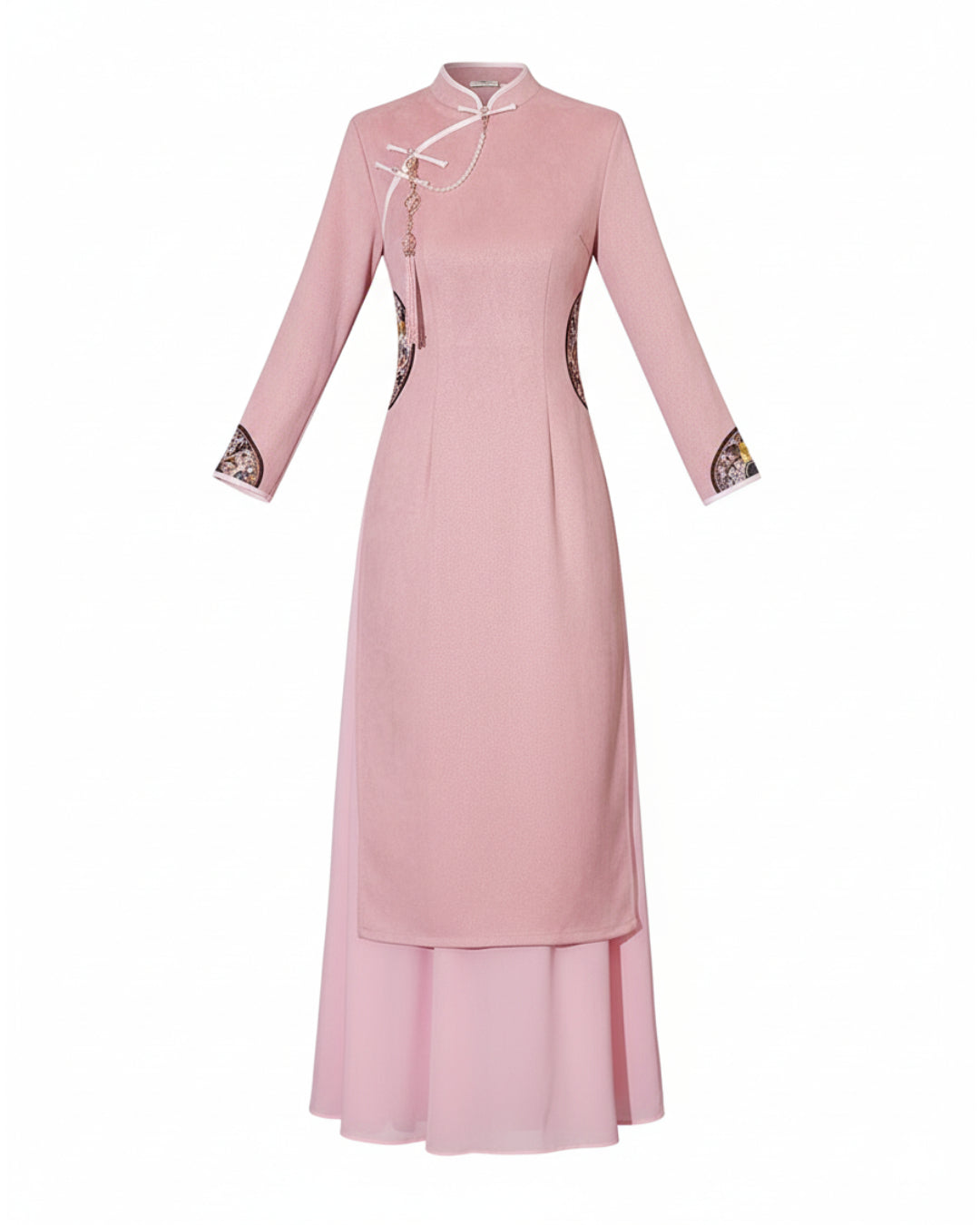 ao dai dress Thala Modernized Pink Áo Dài Dress