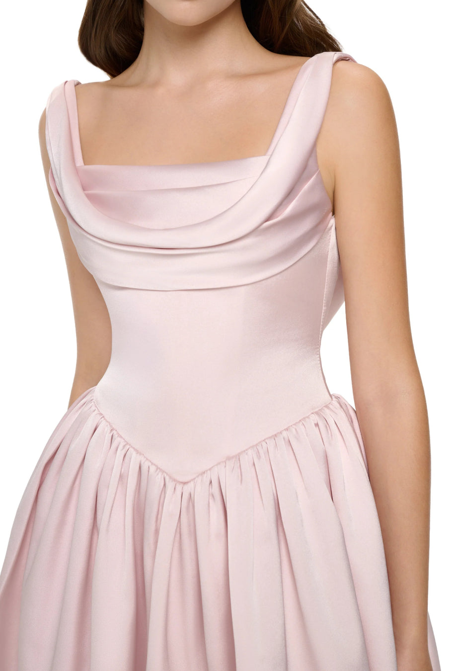 Tiffany Soft Pink Midi Dress, pink dress classy, a pink dress