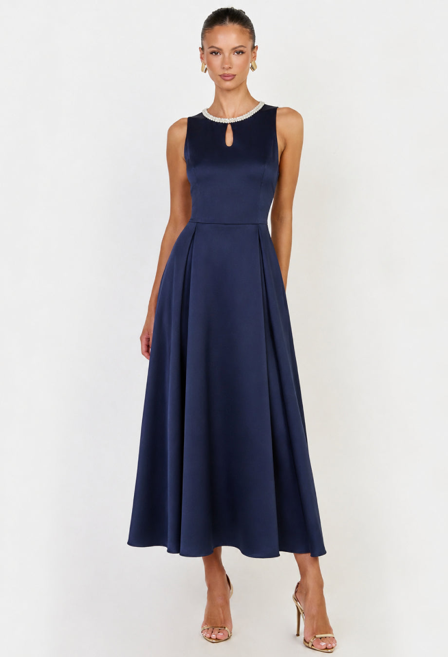 Navy Wedding Guest Dress