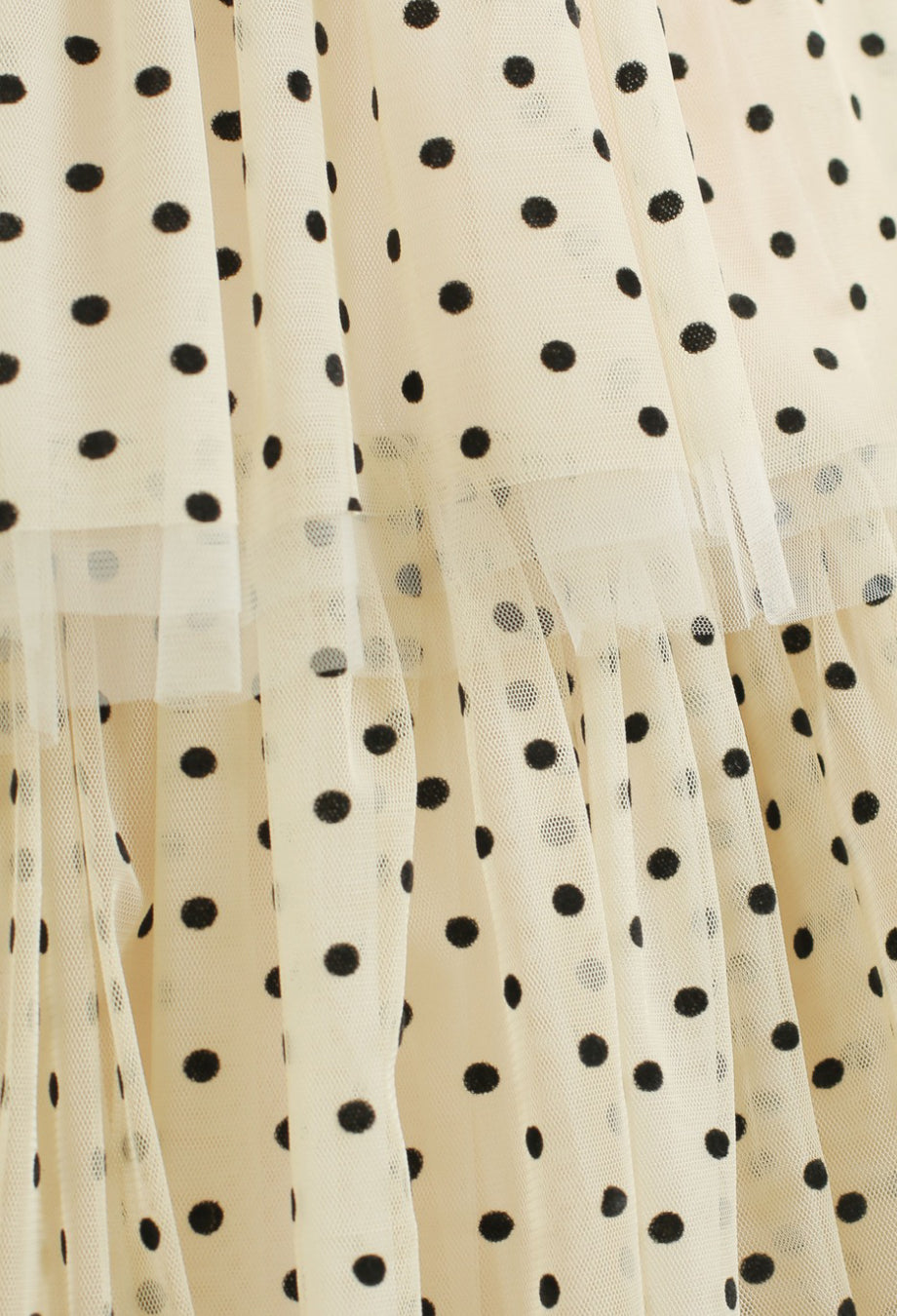 Willa Mesh Corset Midi Dress, polka dot mesh dress, polka dot graduation dress