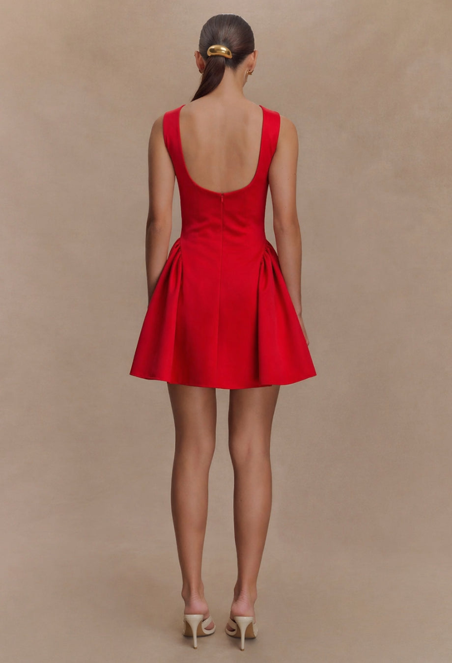 Yalina Red Mini Dress, maje red dress