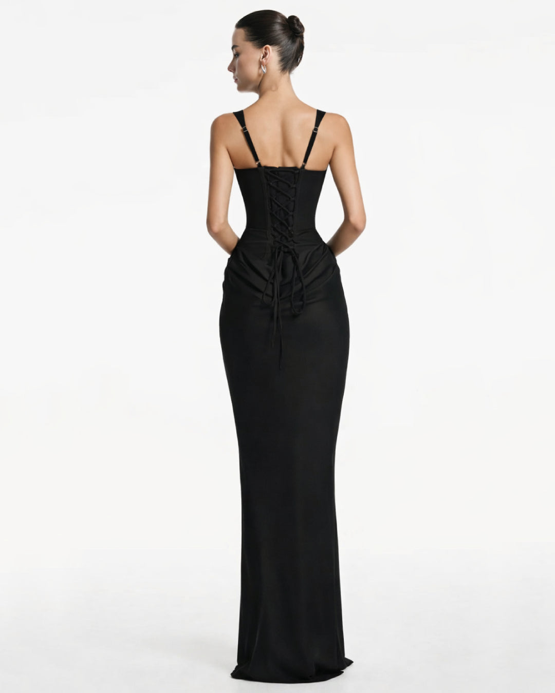Yeona Black Maxi Dress - Corset Formal Gown for Women Yeona Black Maxi Dress - Corset Formal Gown for Women