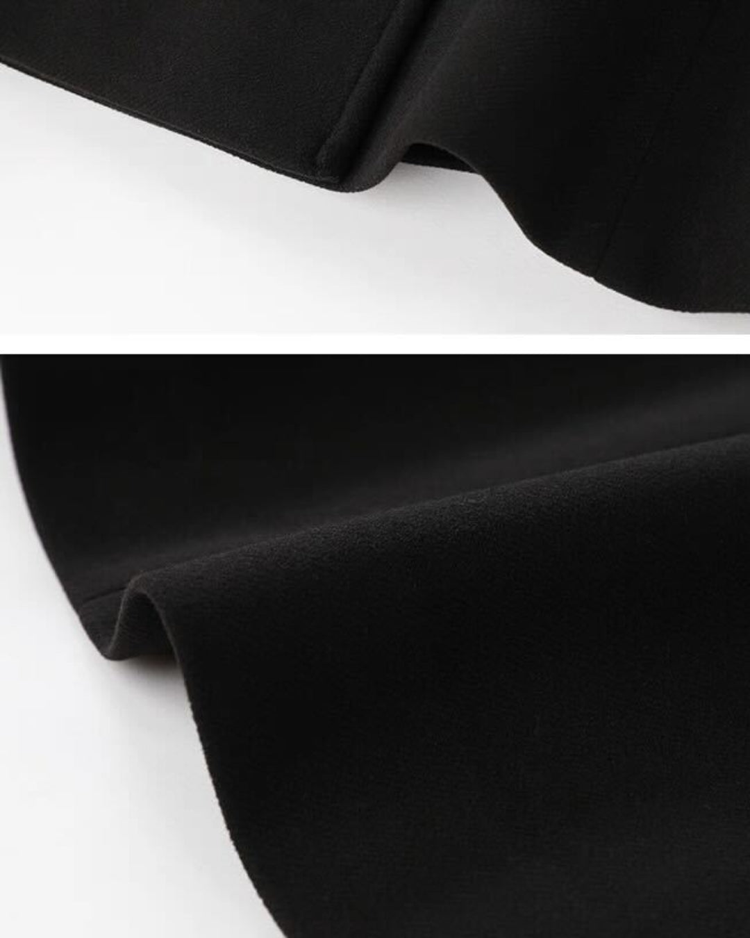 Ysabella Black Long Coat for Women, fall coats for women​, women coats​, black mac coat womens​