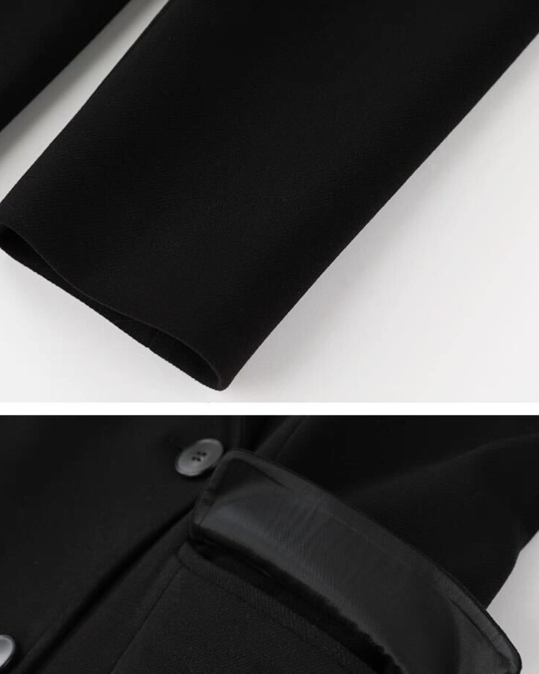 Ysabella Black Long Coat for Women, fall coats for women​, women coats​, black mac coat womens​