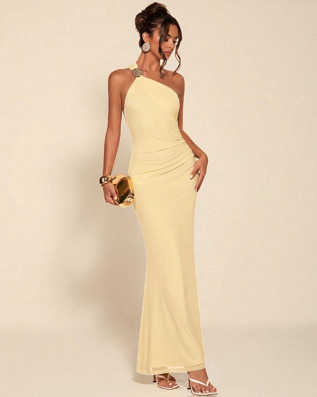 Zoe Maxi Dress - Light Yellow