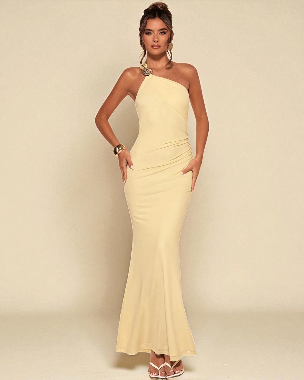 Zoe Maxi Dress - Light Yellow