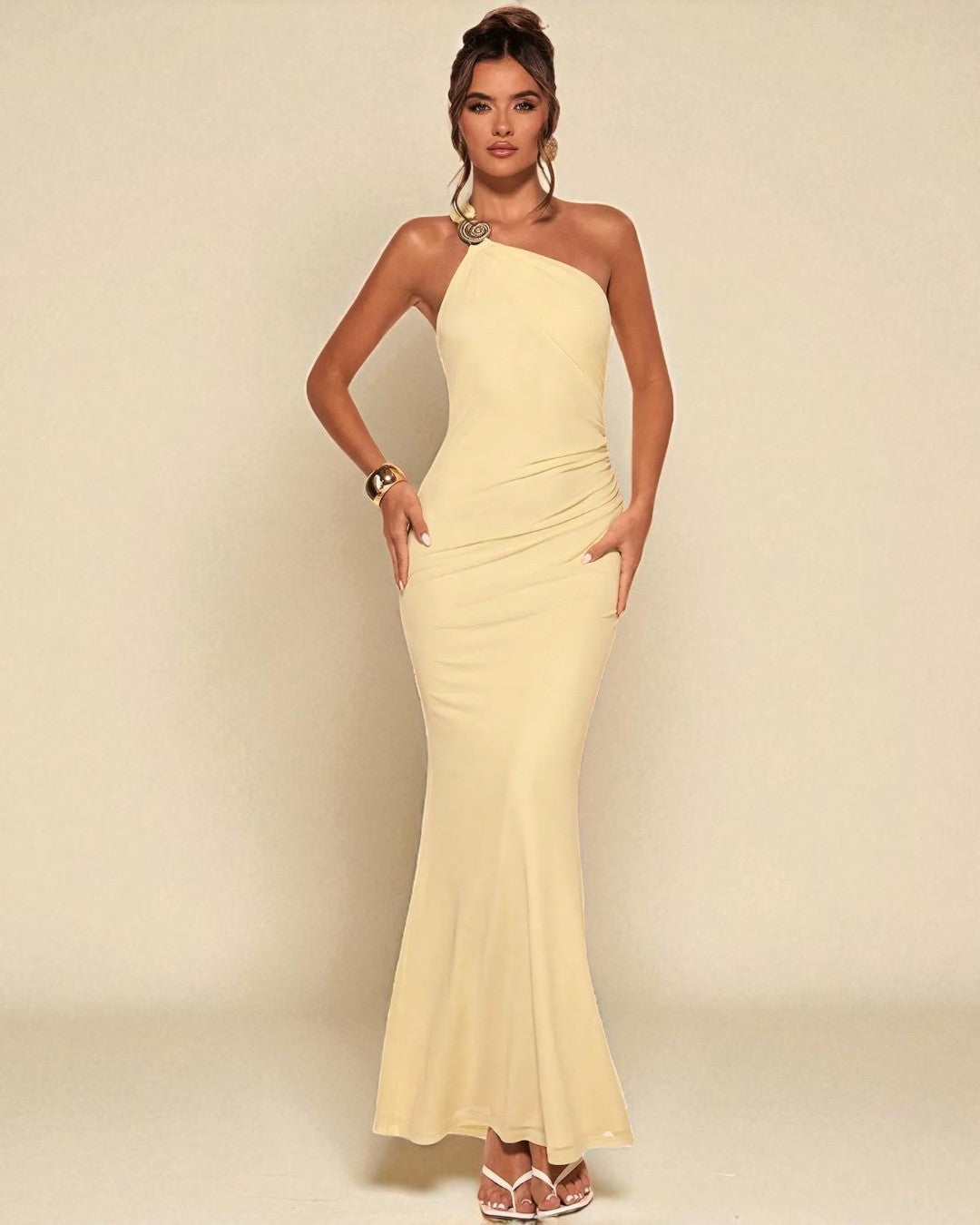Zoe Maxi Dress - Light Yellow