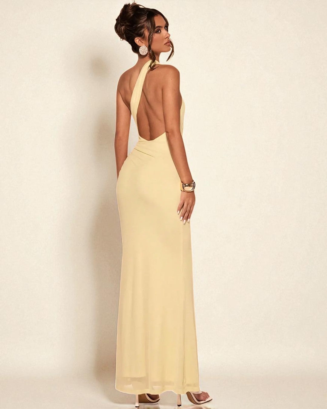 Zoe Maxi Dress - Light Yellow
