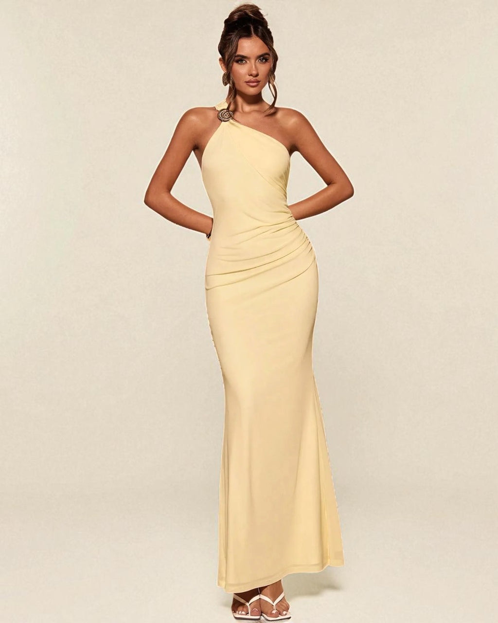 Zoe Maxi Dress - Light Yellow