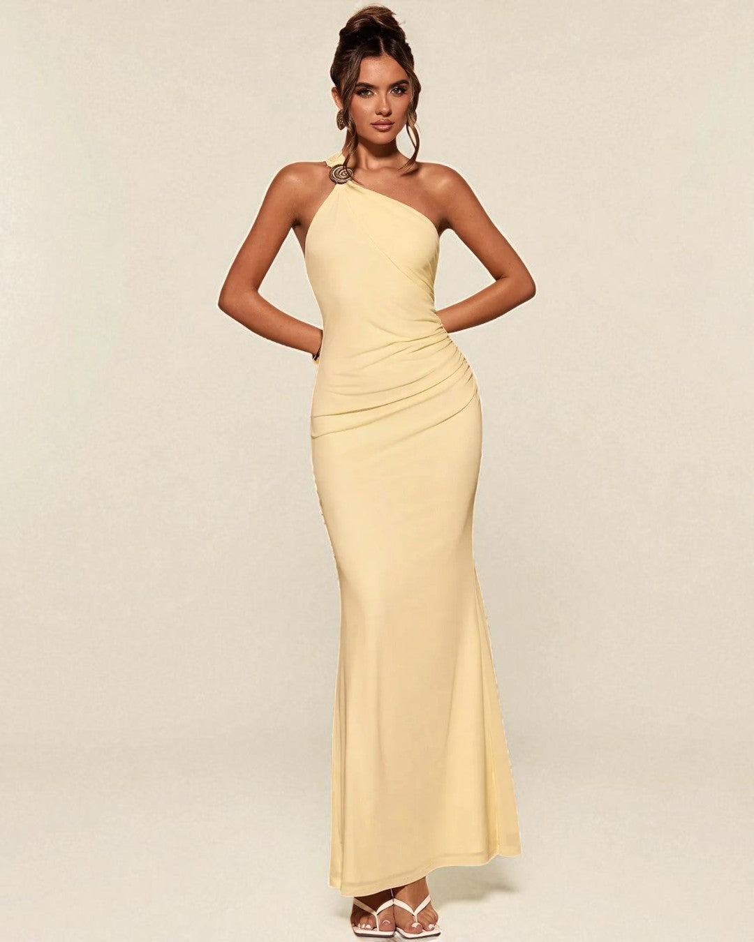 Zoe Maxi Dress - Light Yellow